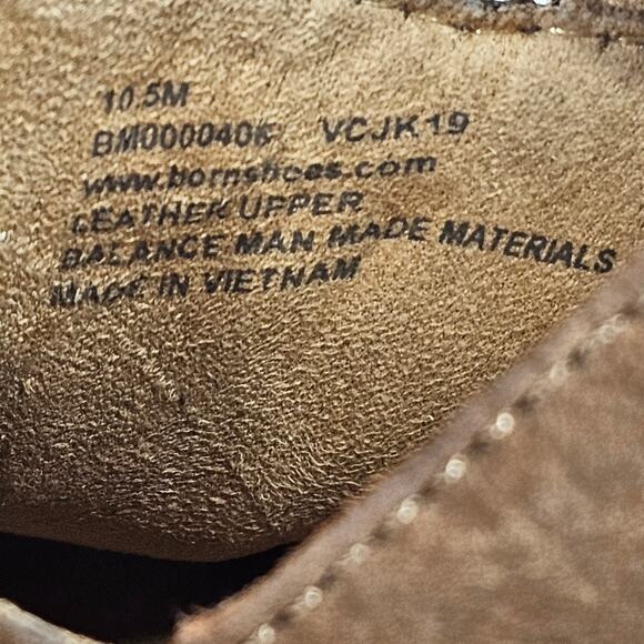 Born Men's Stewie II Brown Suede Loafers with Foldable Heel Size 10.5 - Picture 11 of 11